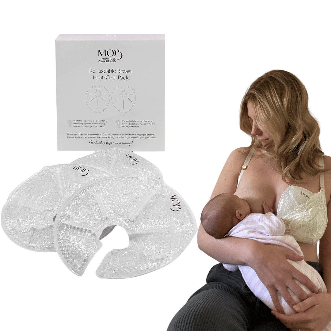 Re-useable breast hot cold pack